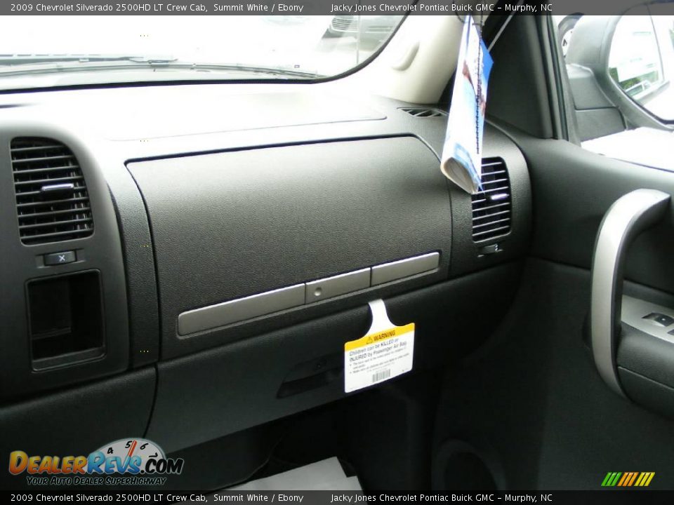 2009 Chevrolet Silverado 2500HD LT Crew Cab Summit White / Ebony Photo #17