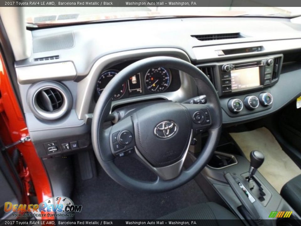 2017 Toyota RAV4 LE AWD Barcelona Red Metallic / Black Photo #9
