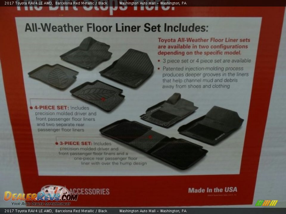 2017 Toyota RAV4 LE AWD Barcelona Red Metallic / Black Photo #13