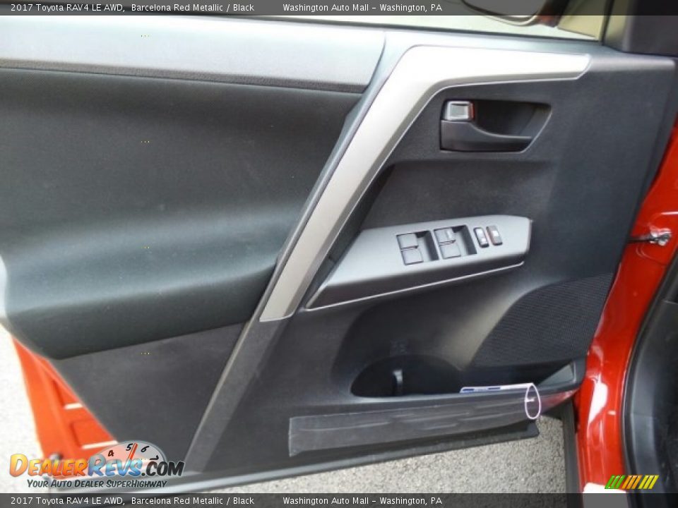 2017 Toyota RAV4 LE AWD Barcelona Red Metallic / Black Photo #14