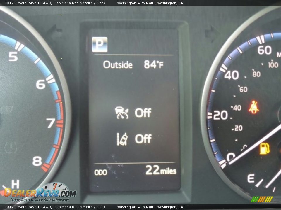 2017 Toyota RAV4 LE AWD Barcelona Red Metallic / Black Photo #17