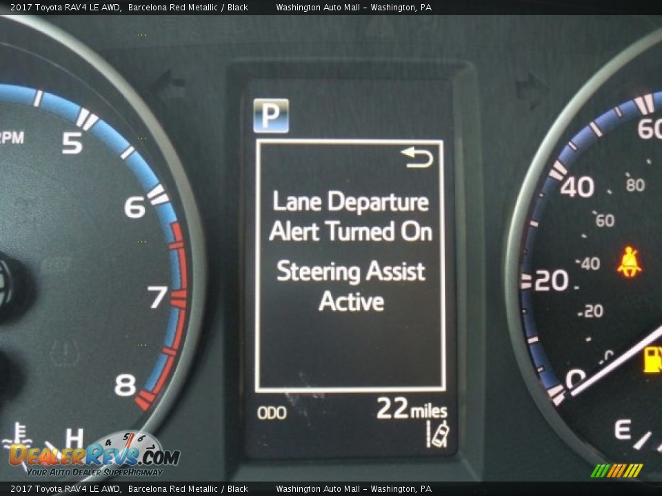 2017 Toyota RAV4 LE AWD Barcelona Red Metallic / Black Photo #18