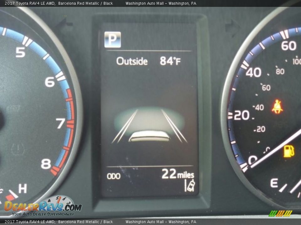 2017 Toyota RAV4 LE AWD Barcelona Red Metallic / Black Photo #20