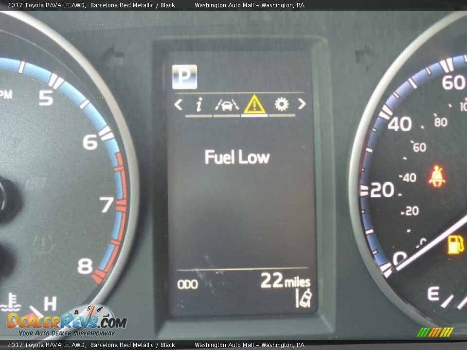 2017 Toyota RAV4 LE AWD Barcelona Red Metallic / Black Photo #21