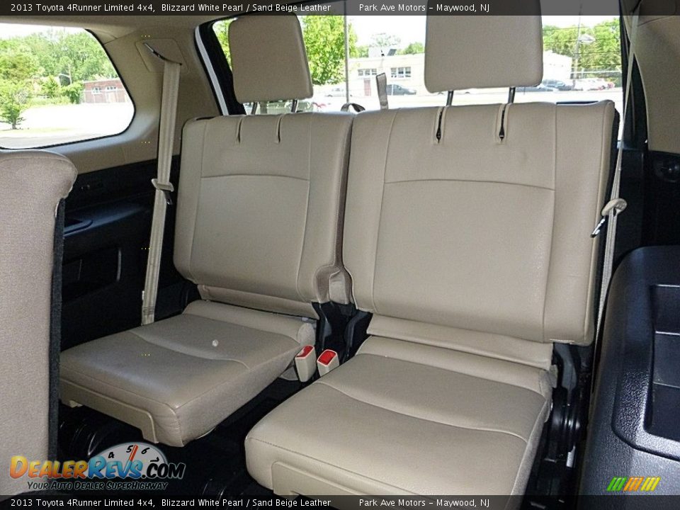 2013 Toyota 4Runner Limited 4x4 Blizzard White Pearl / Sand Beige Leather Photo #18