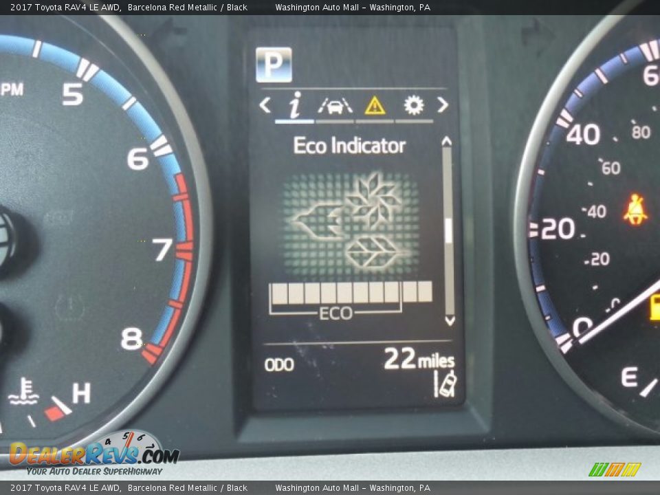 2017 Toyota RAV4 LE AWD Barcelona Red Metallic / Black Photo #26