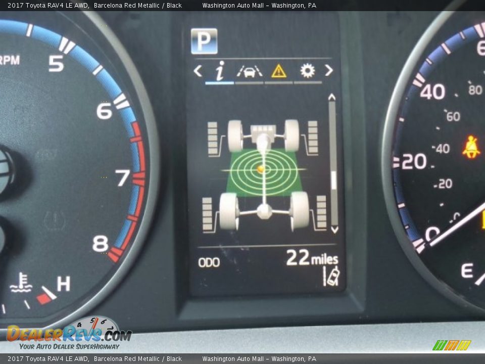 2017 Toyota RAV4 LE AWD Barcelona Red Metallic / Black Photo #27