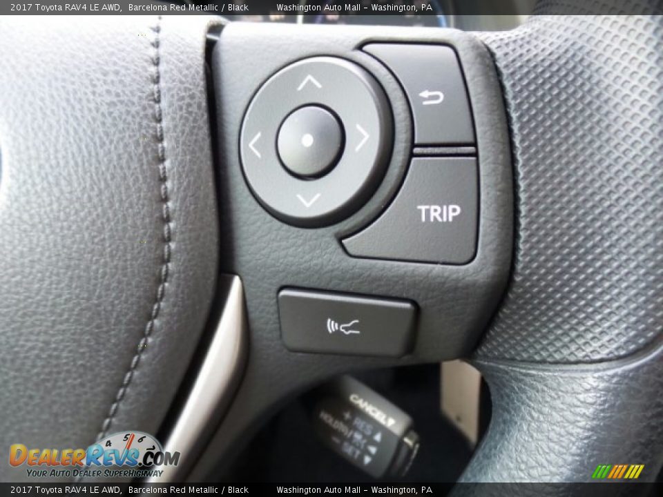 2017 Toyota RAV4 LE AWD Barcelona Red Metallic / Black Photo #31