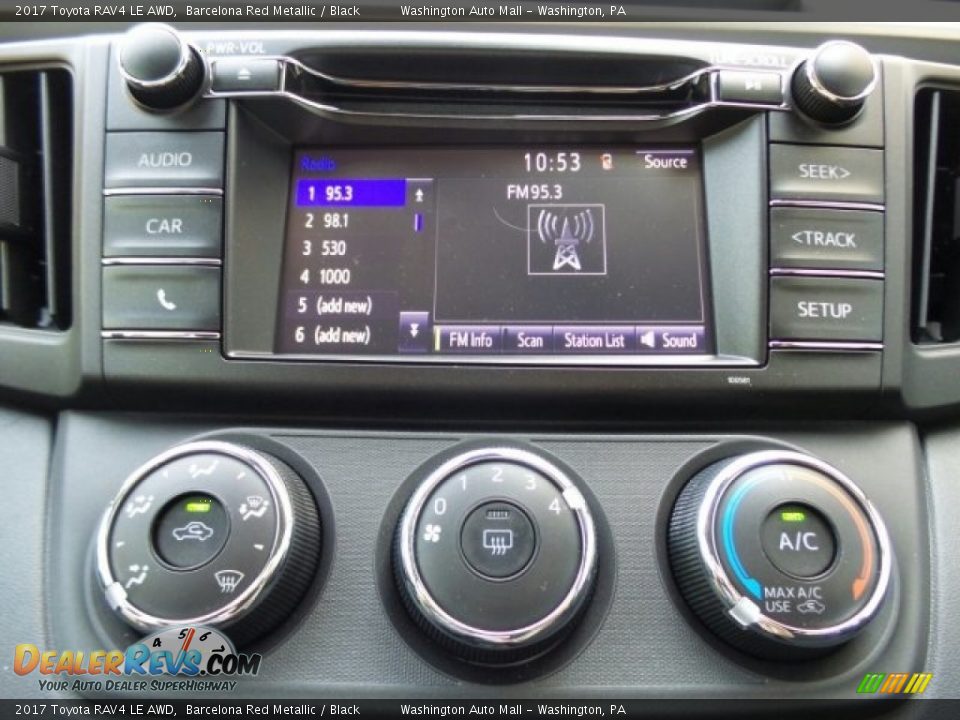 2017 Toyota RAV4 LE AWD Barcelona Red Metallic / Black Photo #33