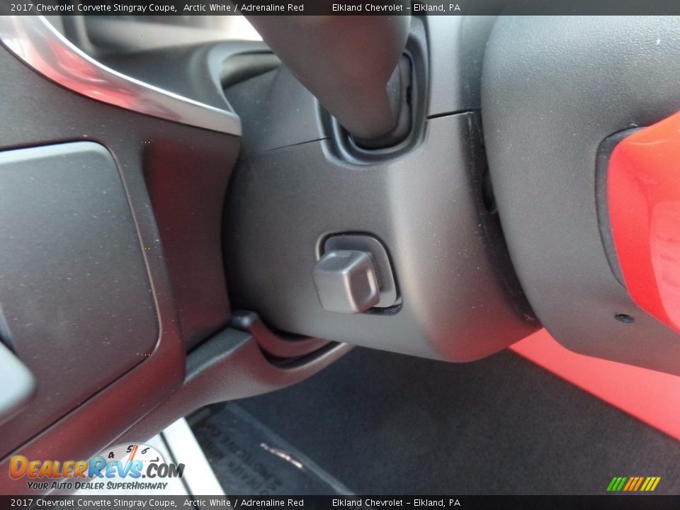 2017 Chevrolet Corvette Stingray Coupe Arctic White / Adrenaline Red Photo #19