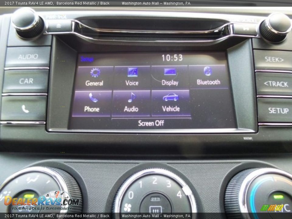 2017 Toyota RAV4 LE AWD Barcelona Red Metallic / Black Photo #35