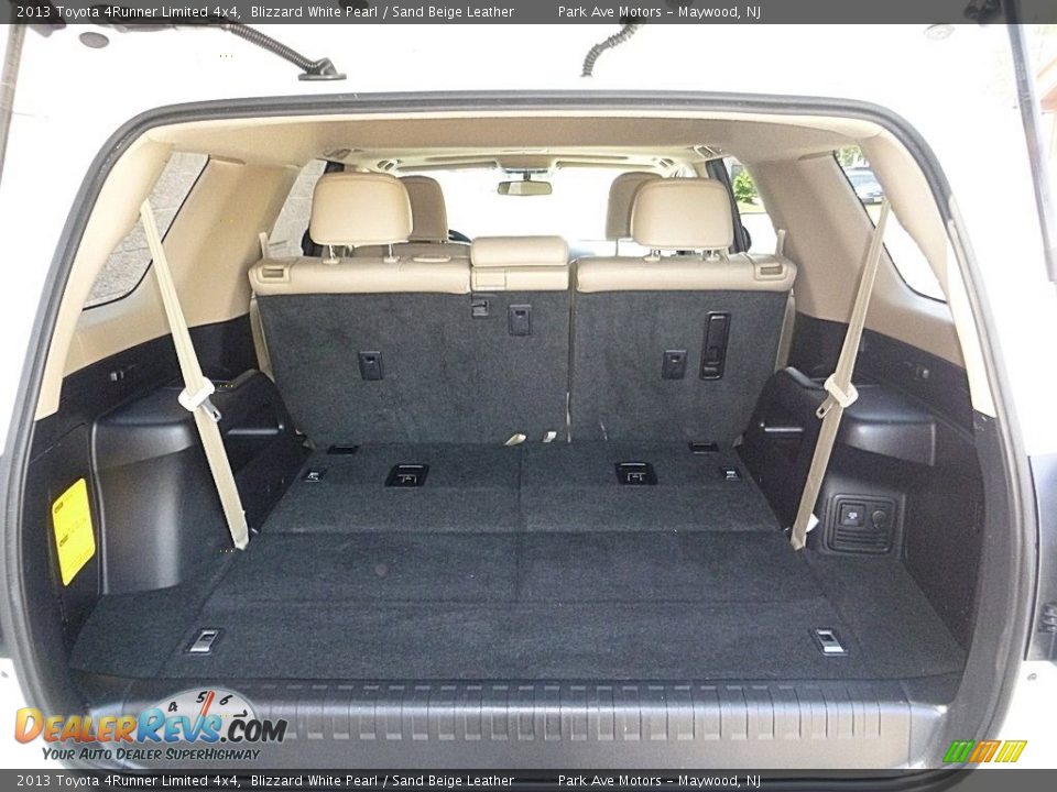 2013 Toyota 4Runner Limited 4x4 Blizzard White Pearl / Sand Beige Leather Photo #29