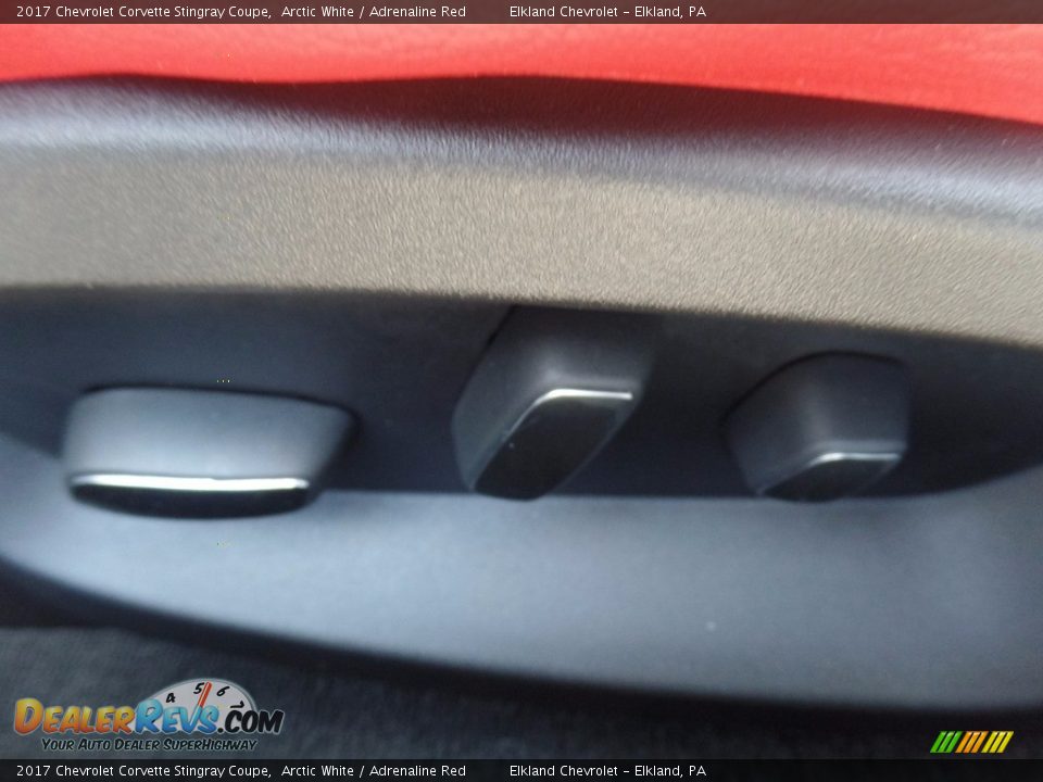 2017 Chevrolet Corvette Stingray Coupe Arctic White / Adrenaline Red Photo #21