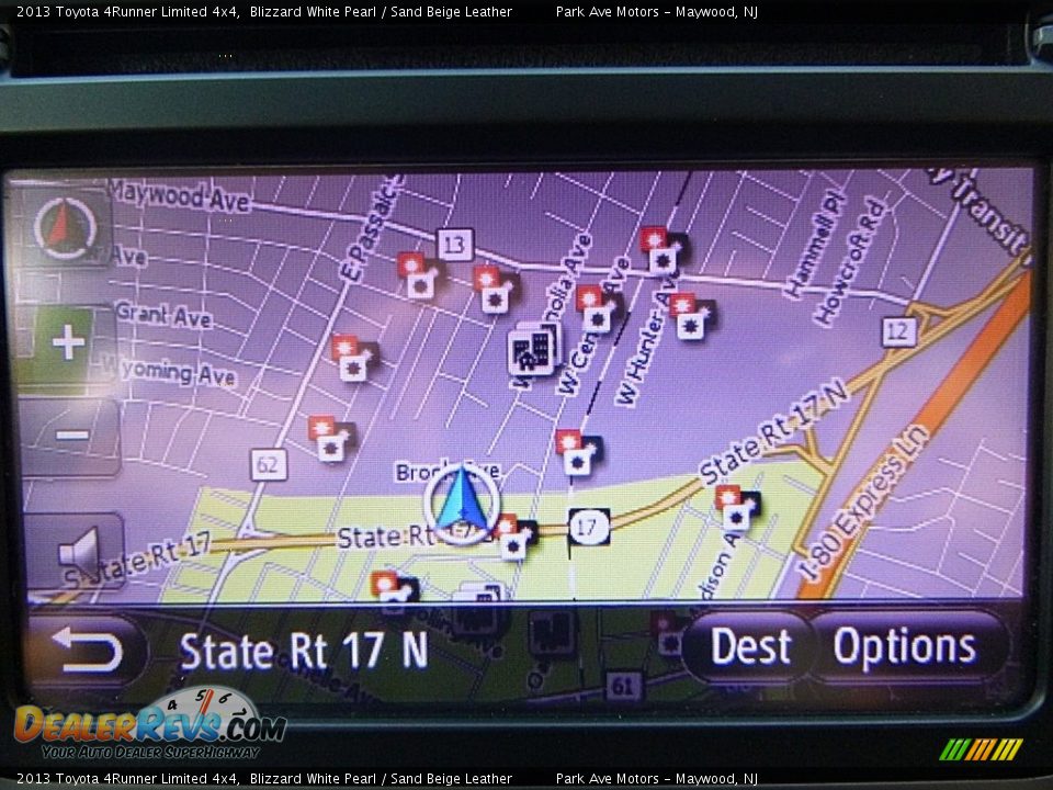 2013 Toyota 4Runner Limited 4x4 Blizzard White Pearl / Sand Beige Leather Photo #33