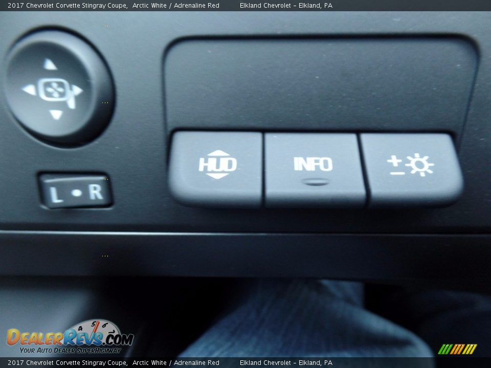 2017 Chevrolet Corvette Stingray Coupe Arctic White / Adrenaline Red Photo #24