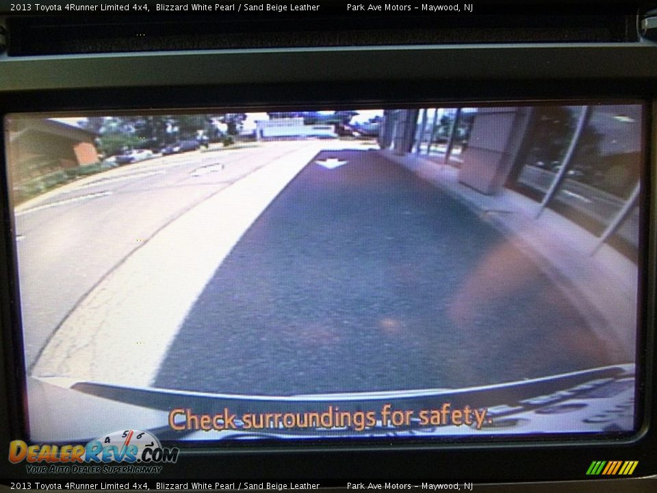 2013 Toyota 4Runner Limited 4x4 Blizzard White Pearl / Sand Beige Leather Photo #34