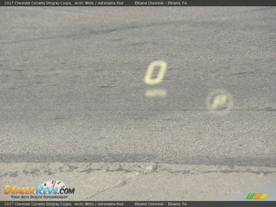 2017 Chevrolet Corvette Stingray Coupe Arctic White / Adrenaline Red Photo #25