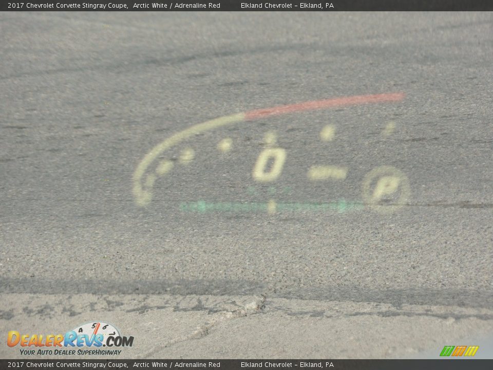 2017 Chevrolet Corvette Stingray Coupe Arctic White / Adrenaline Red Photo #26