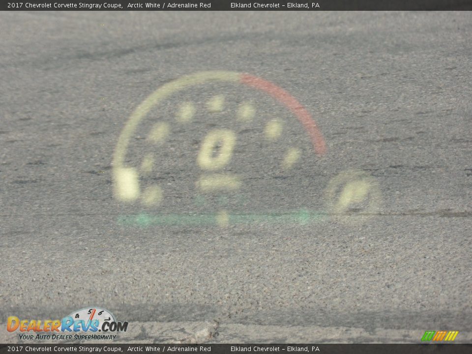 2017 Chevrolet Corvette Stingray Coupe Arctic White / Adrenaline Red Photo #27