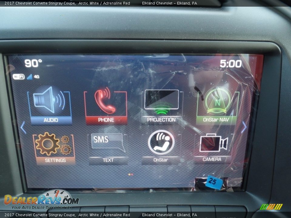 2017 Chevrolet Corvette Stingray Coupe Arctic White / Adrenaline Red Photo #28