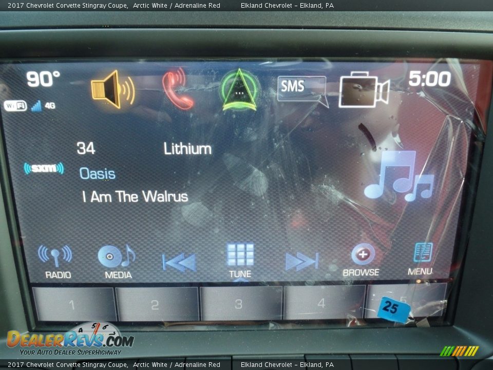 2017 Chevrolet Corvette Stingray Coupe Arctic White / Adrenaline Red Photo #31