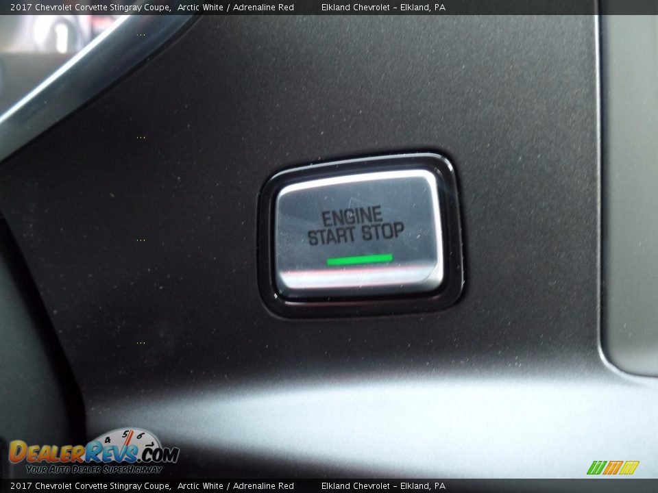 2017 Chevrolet Corvette Stingray Coupe Arctic White / Adrenaline Red Photo #35