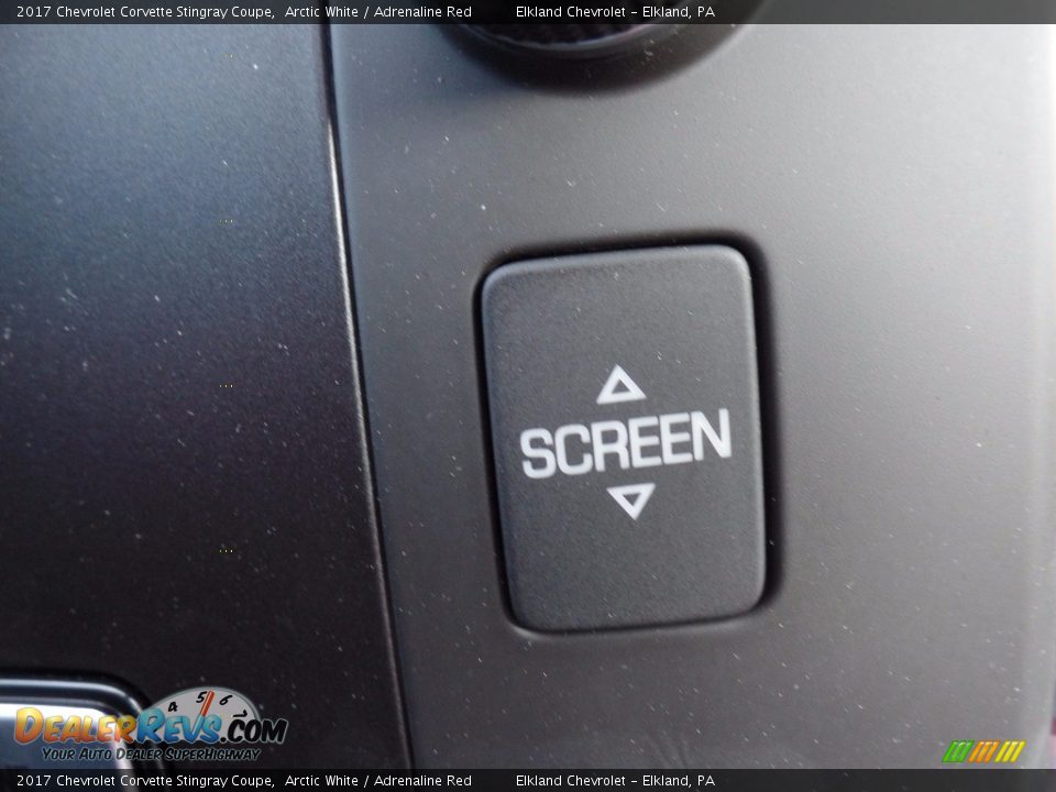 2017 Chevrolet Corvette Stingray Coupe Arctic White / Adrenaline Red Photo #36