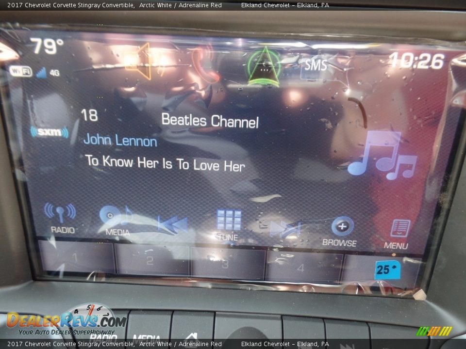 2017 Chevrolet Corvette Stingray Convertible Arctic White / Adrenaline Red Photo #27
