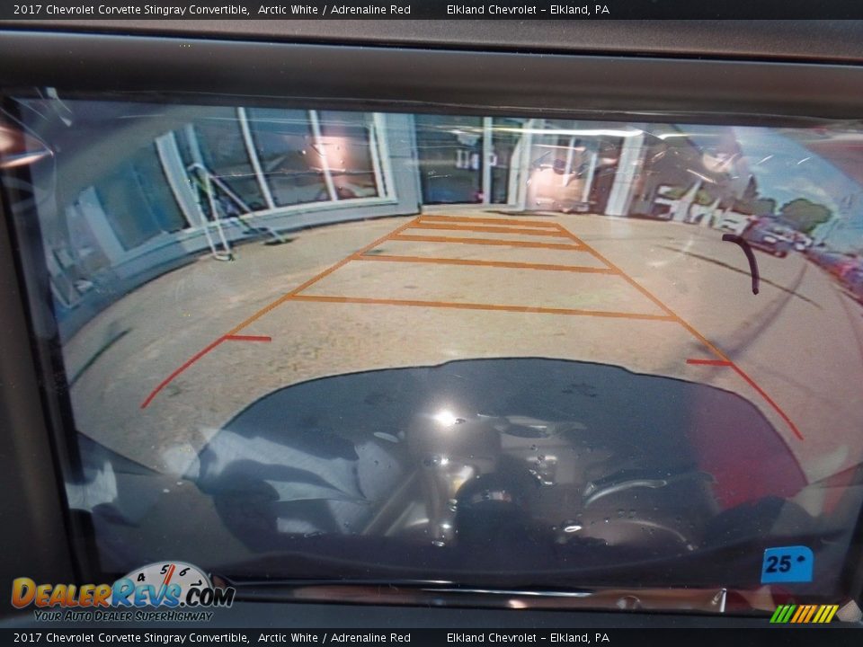 2017 Chevrolet Corvette Stingray Convertible Arctic White / Adrenaline Red Photo #28