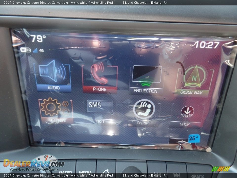 2017 Chevrolet Corvette Stingray Convertible Arctic White / Adrenaline Red Photo #29