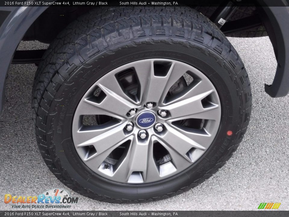 2016 Ford F150 XLT SuperCrew 4x4 Lithium Gray / Black Photo #8