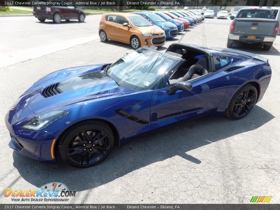 2017 Chevrolet Corvette Stingray Coupe Admiral Blue / Jet Black Photo #1