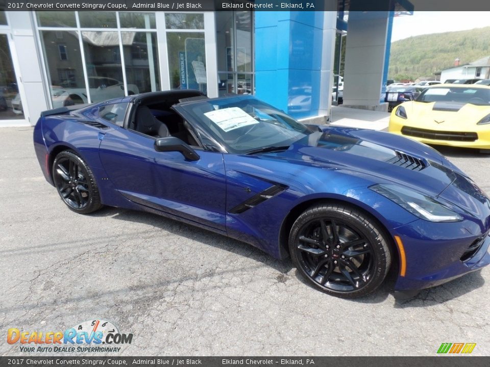 2017 Chevrolet Corvette Stingray Coupe Admiral Blue / Jet Black Photo #5