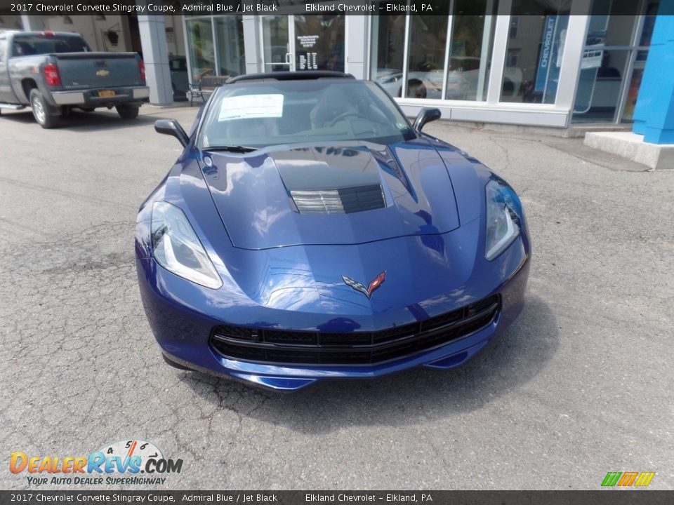 2017 Chevrolet Corvette Stingray Coupe Admiral Blue / Jet Black Photo #7
