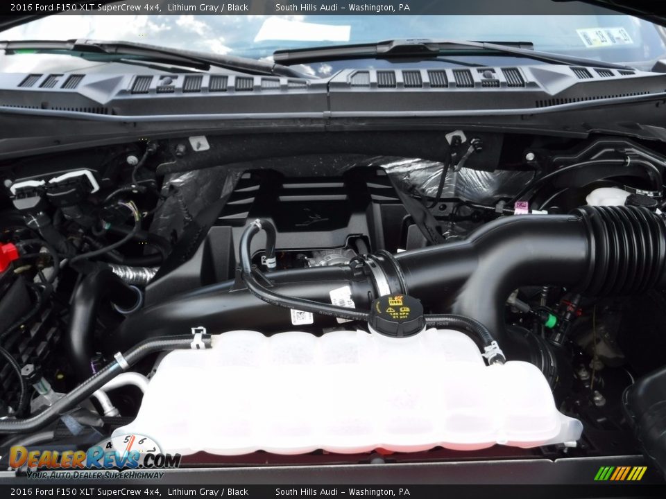 2016 Ford F150 XLT SuperCrew 4x4 Lithium Gray / Black Photo #22