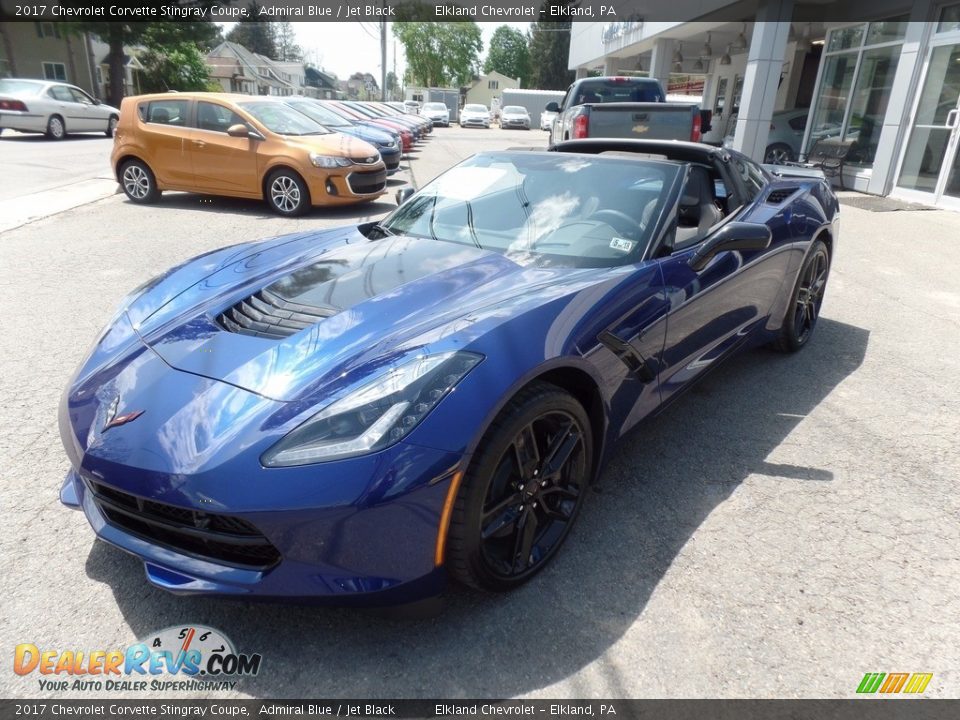 2017 Chevrolet Corvette Stingray Coupe Admiral Blue / Jet Black Photo #8