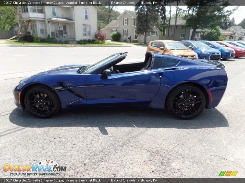 2017 Chevrolet Corvette Stingray Coupe Admiral Blue / Jet Black Photo #9