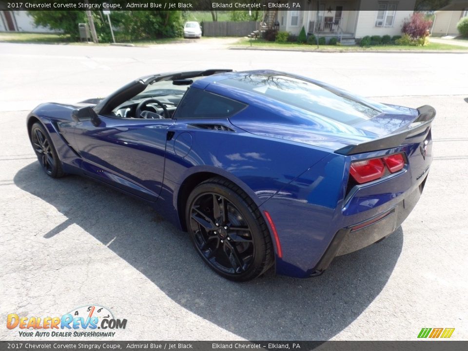 2017 Chevrolet Corvette Stingray Coupe Admiral Blue / Jet Black Photo #10