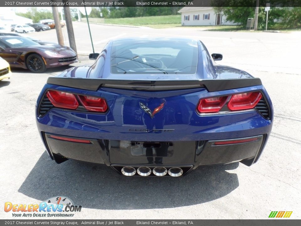 2017 Chevrolet Corvette Stingray Coupe Admiral Blue / Jet Black Photo #11
