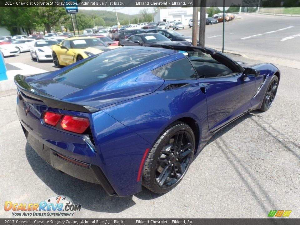 2017 Chevrolet Corvette Stingray Coupe Admiral Blue / Jet Black Photo #12