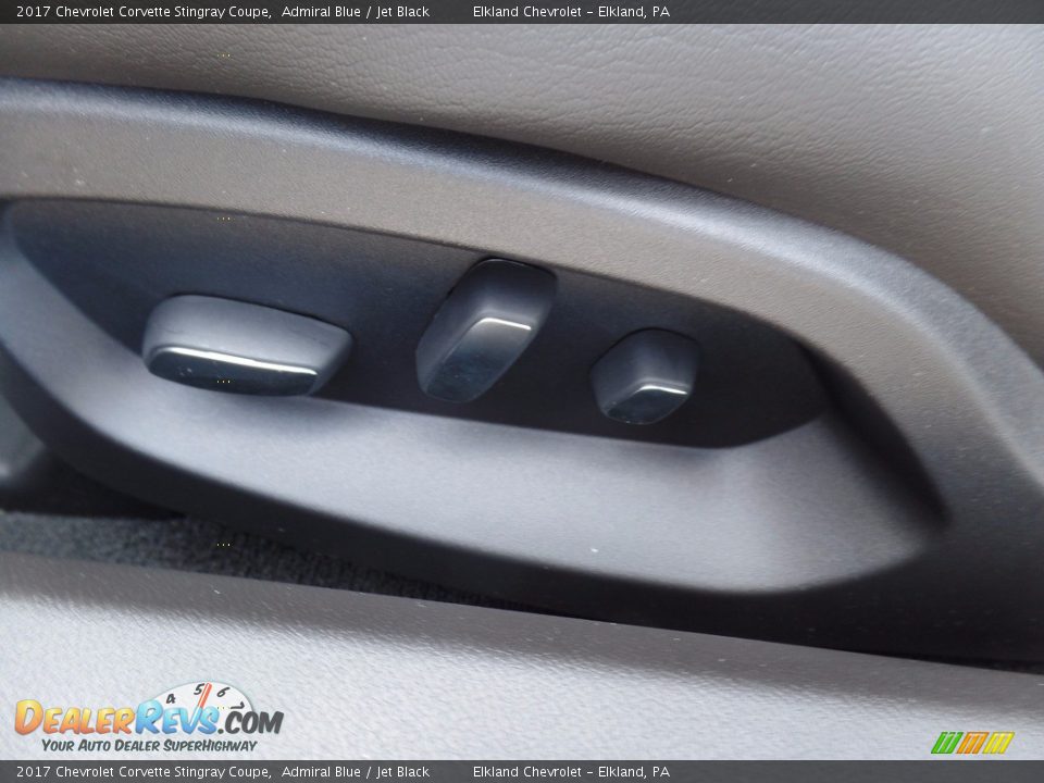 2017 Chevrolet Corvette Stingray Coupe Admiral Blue / Jet Black Photo #13