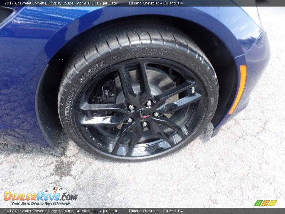 2017 Chevrolet Corvette Stingray Coupe Admiral Blue / Jet Black Photo #14