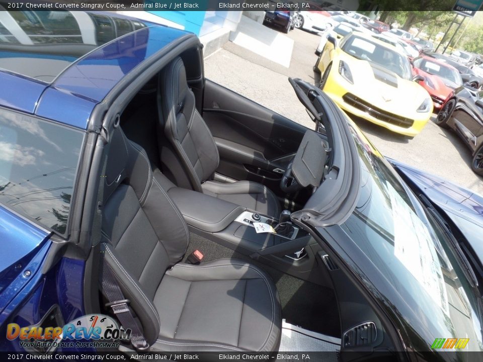 2017 Chevrolet Corvette Stingray Coupe Admiral Blue / Jet Black Photo #15