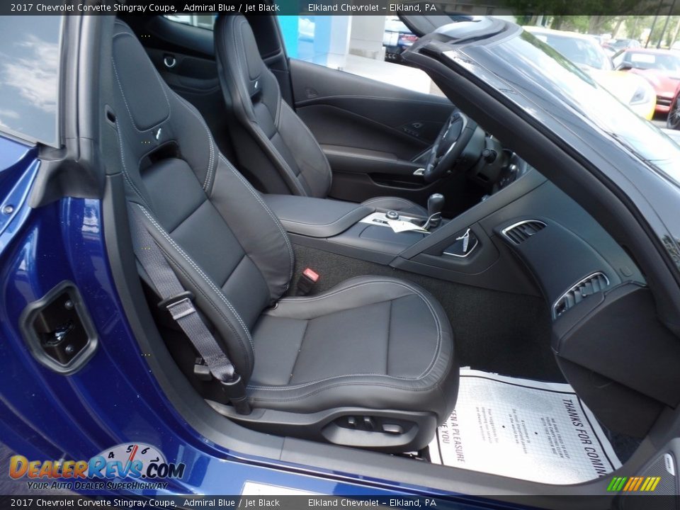 2017 Chevrolet Corvette Stingray Coupe Admiral Blue / Jet Black Photo #16