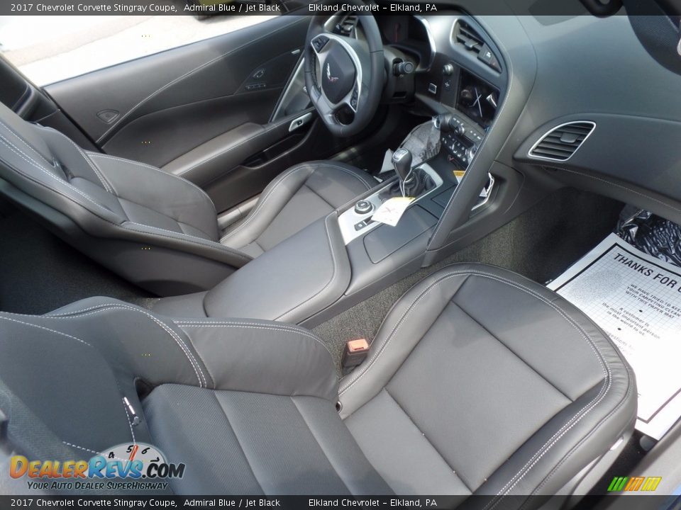 2017 Chevrolet Corvette Stingray Coupe Admiral Blue / Jet Black Photo #17