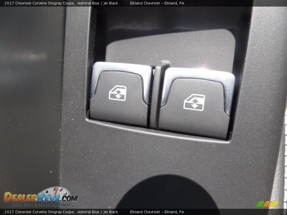 2017 Chevrolet Corvette Stingray Coupe Admiral Blue / Jet Black Photo #19