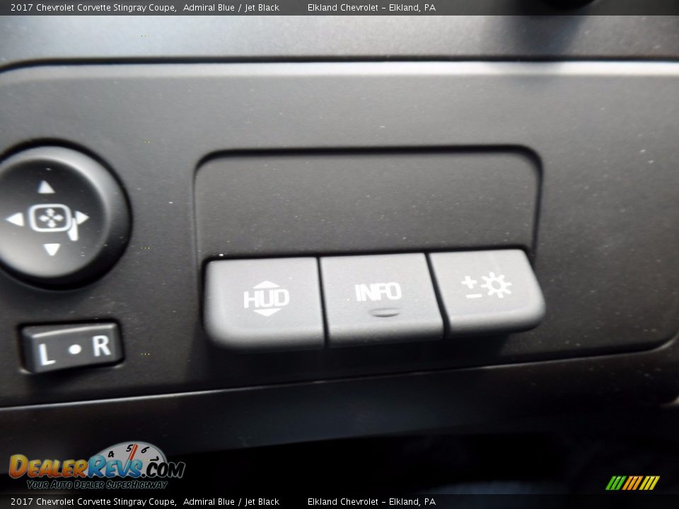 2017 Chevrolet Corvette Stingray Coupe Admiral Blue / Jet Black Photo #20