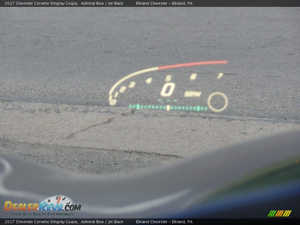 2017 Chevrolet Corvette Stingray Coupe Admiral Blue / Jet Black Photo #22