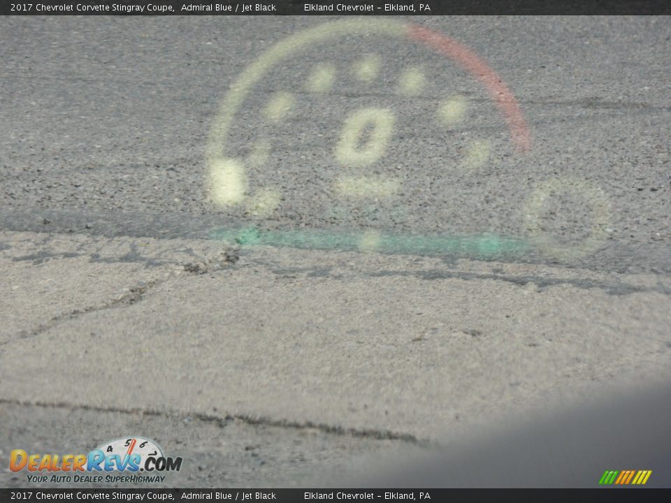 2017 Chevrolet Corvette Stingray Coupe Admiral Blue / Jet Black Photo #23