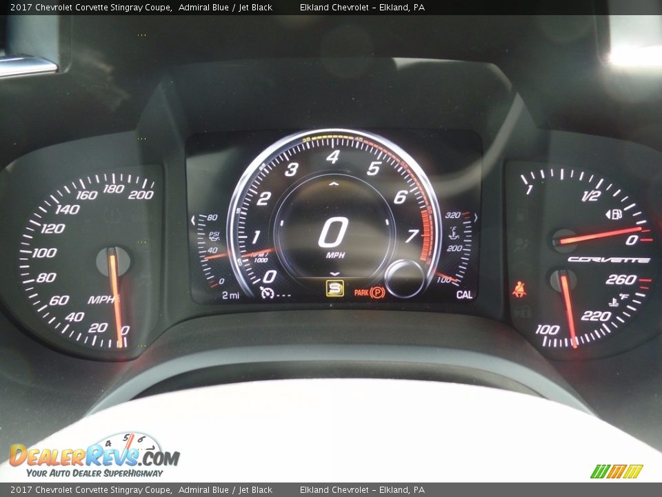 2017 Chevrolet Corvette Stingray Coupe Gauges Photo #24